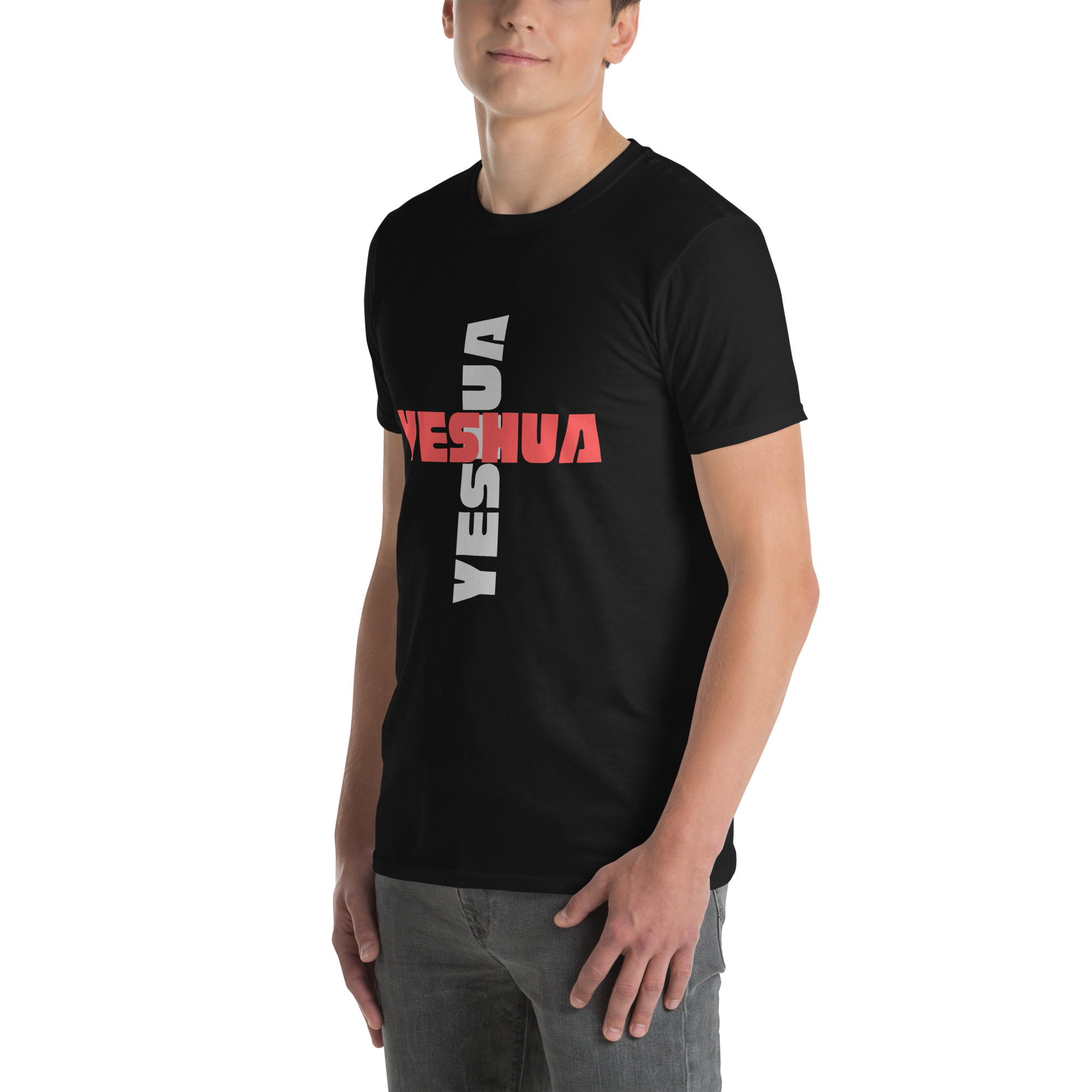Excel Life Yeshua Cross Short-Sleeve Unisex T-Shirt - Image 217
