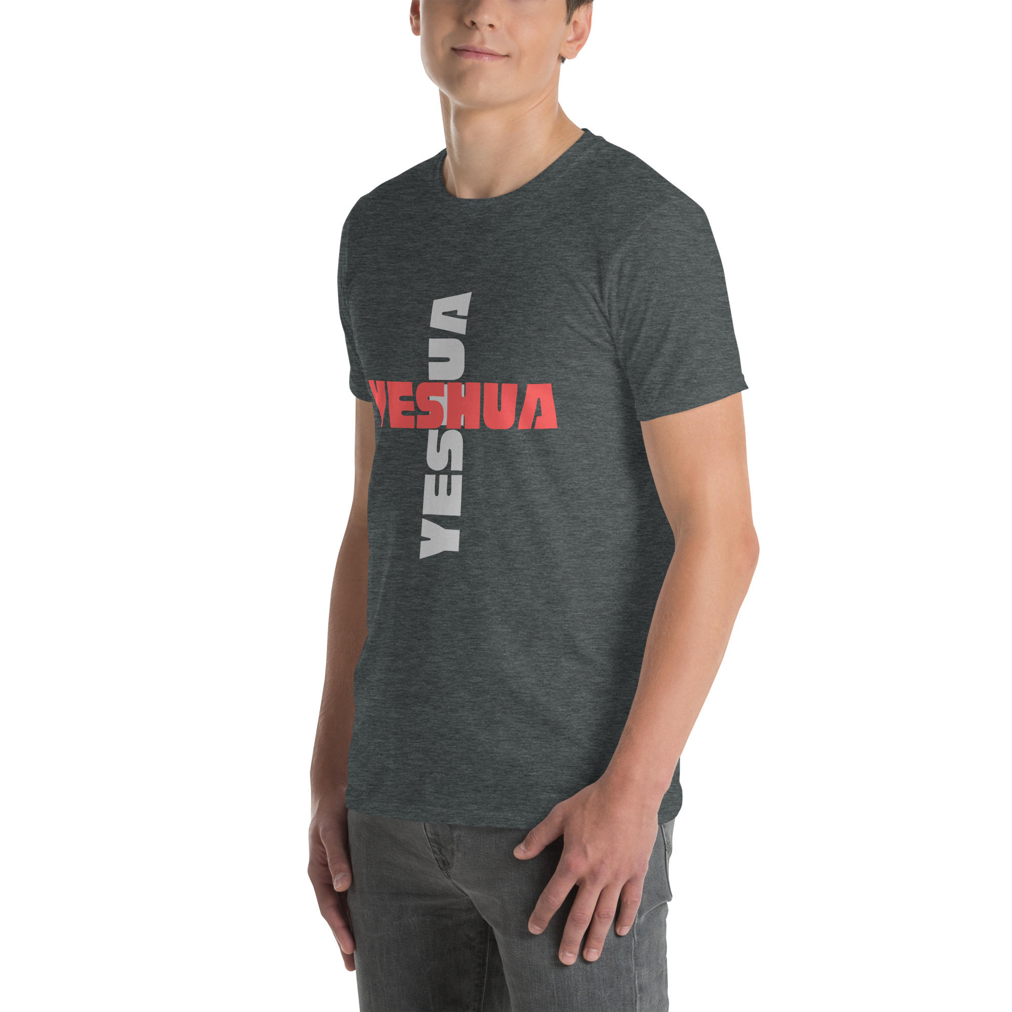 Excel Life Yeshua Cross Short-Sleeve Unisex T-Shirt - Image 160