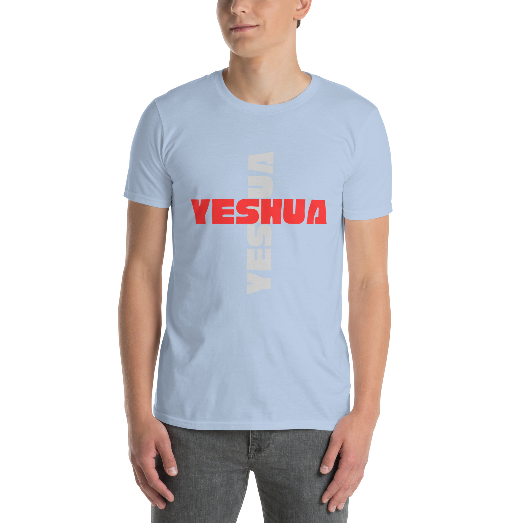 Excel Life Yeshua Cross Short-Sleeve Unisex T-Shirt - Image 51