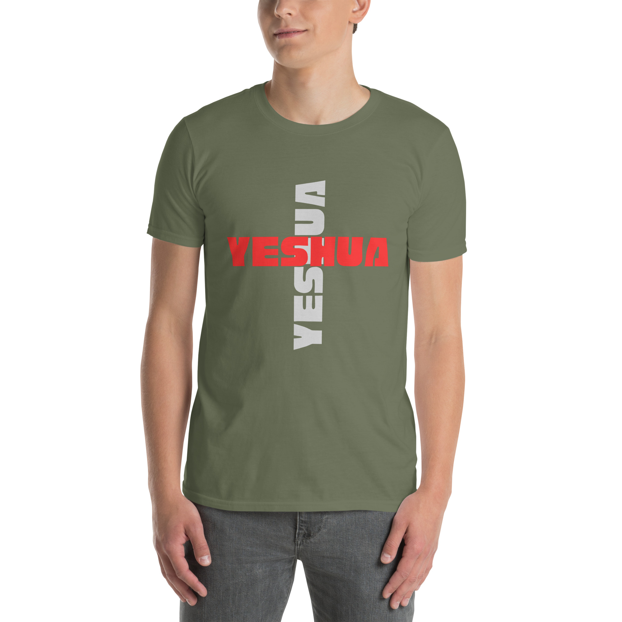 Excel Life Yeshua Cross Short-Sleeve Unisex T-Shirt - Image 253