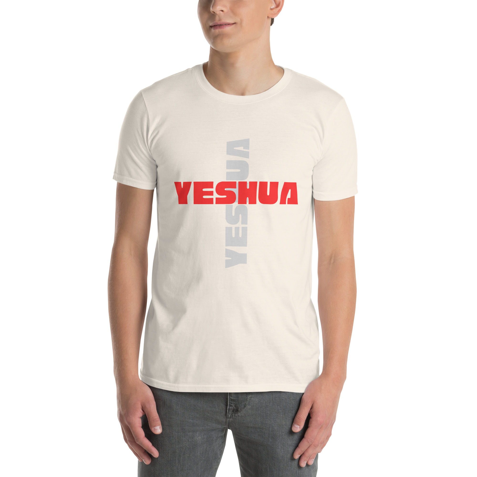 Excel Life Yeshua Cross Short-Sleeve Unisex T-Shirt - Image 61