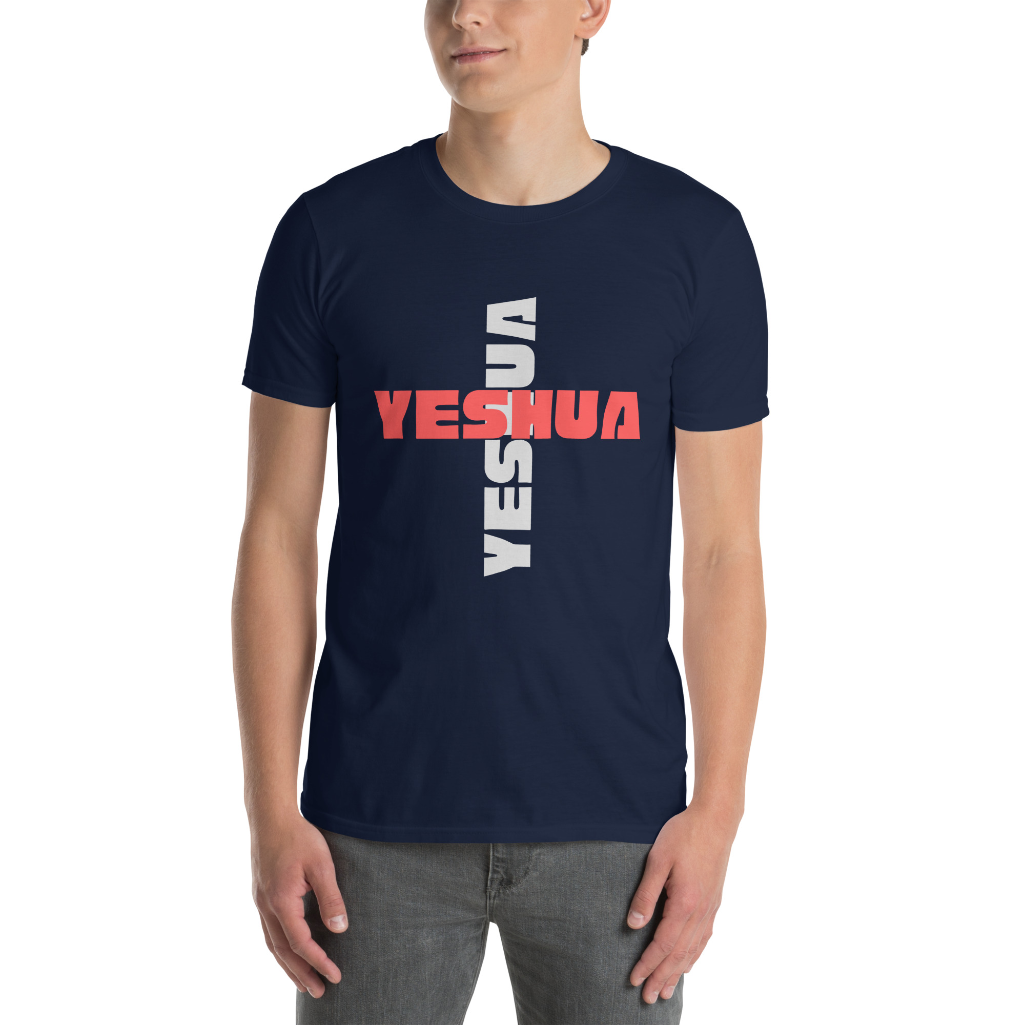Excel Life Yeshua Cross Short-Sleeve Unisex T-Shirt - Image 218