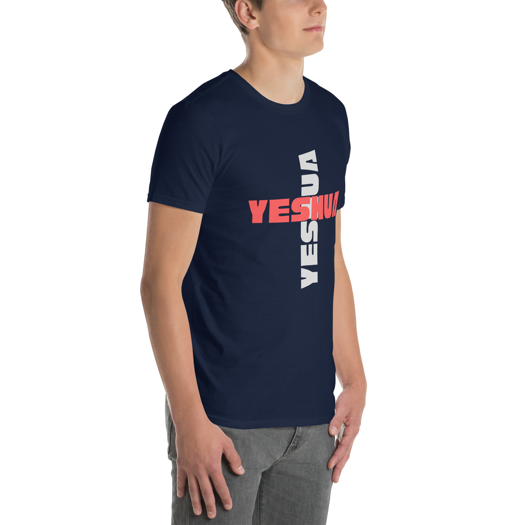 Excel Life Yeshua Cross Short-Sleeve Unisex T-Shirt - Image 80