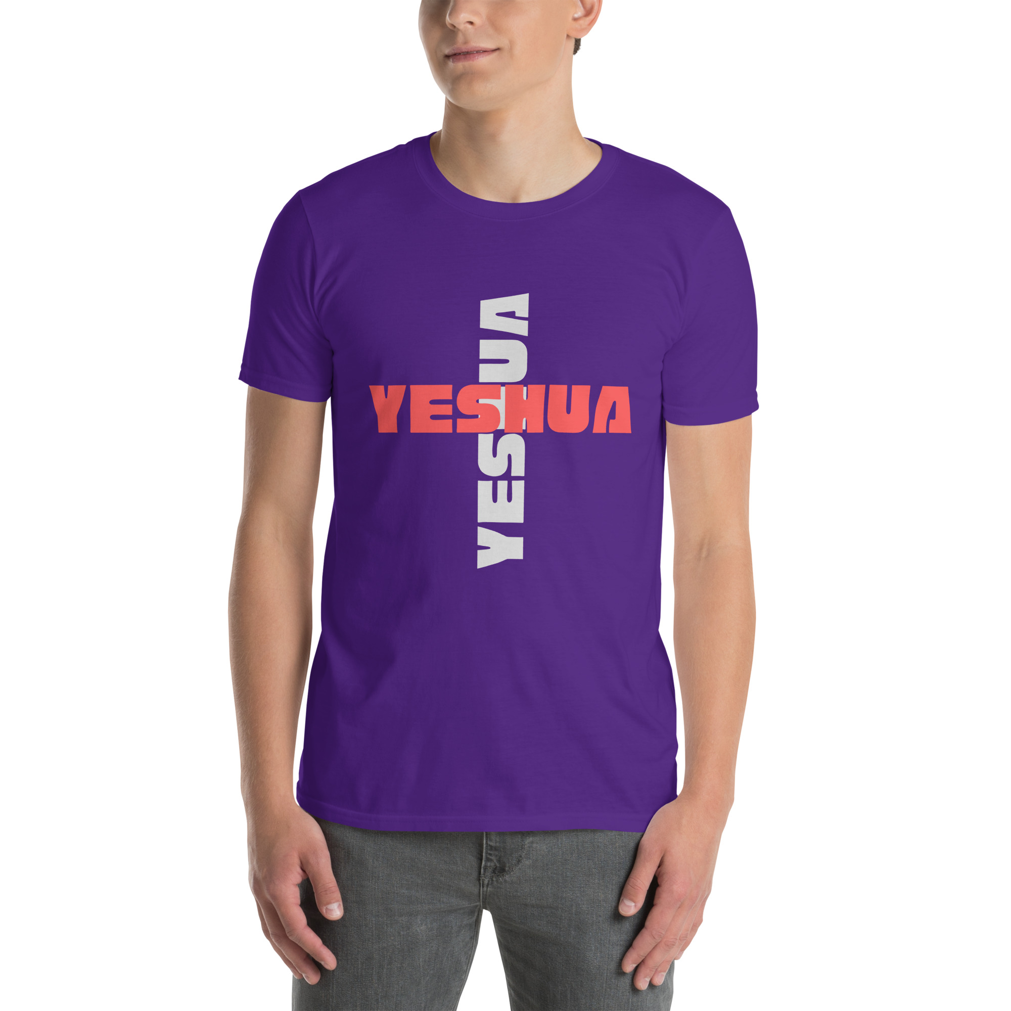 Excel Life Yeshua Cross Short-Sleeve Unisex T-Shirt - Image 224